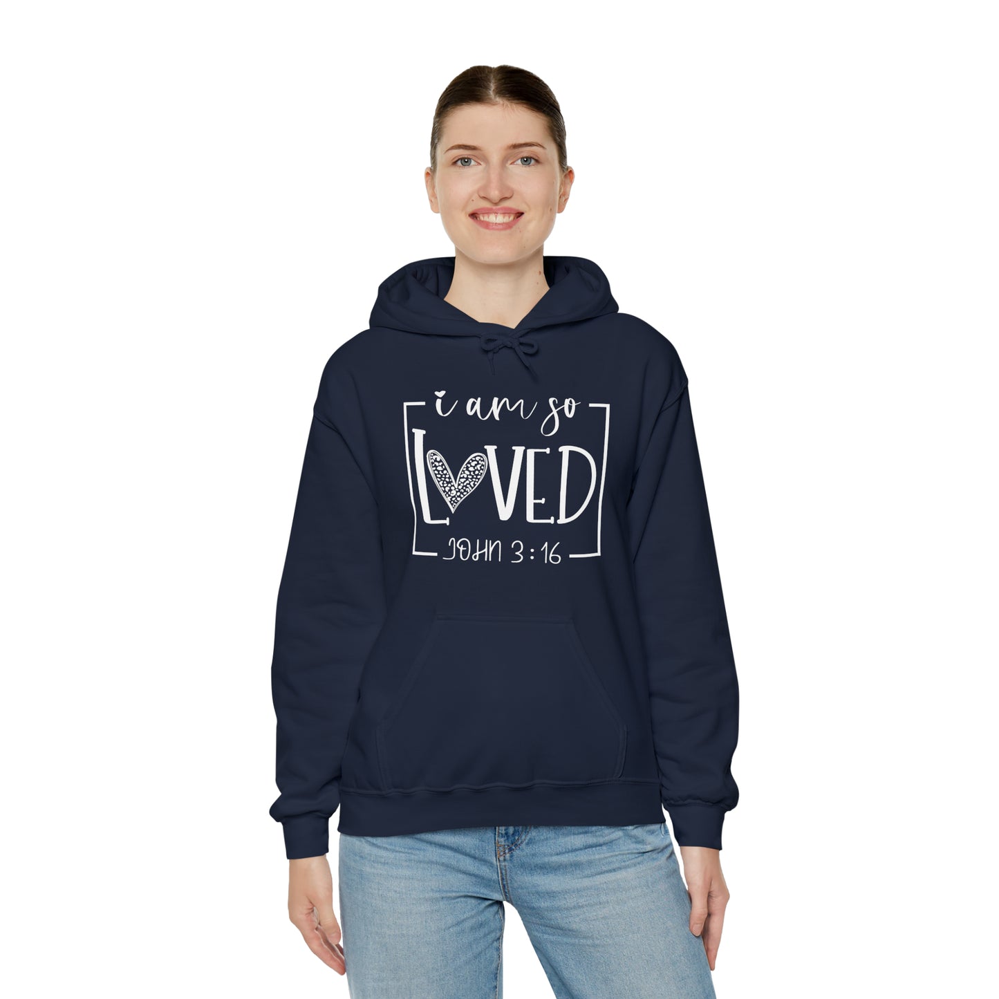 I Am So Loved Unisex Heavy Blend™ Hooded Sweatshirt