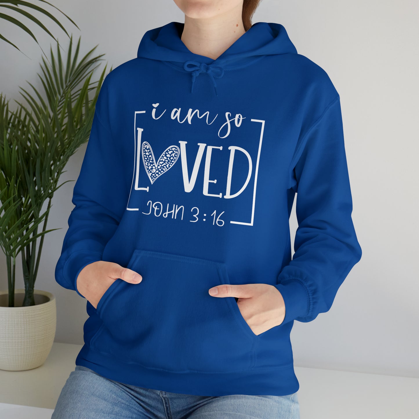 I Am So Loved Unisex Heavy Blend™ Hooded Sweatshirt