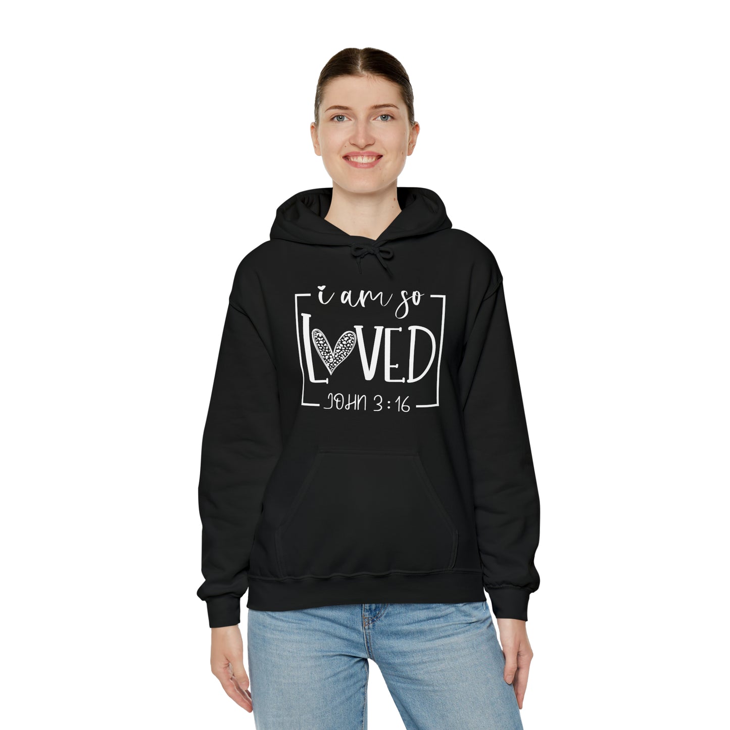 I Am So Loved Unisex Heavy Blend™ Hooded Sweatshirt