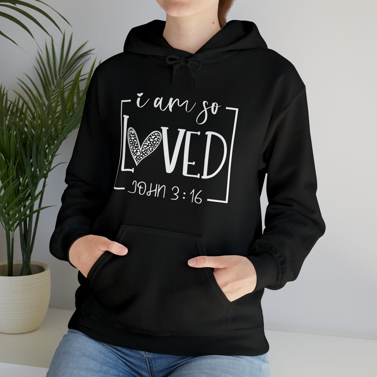 I Am So Loved Unisex Heavy Blend™ Hooded Sweatshirt