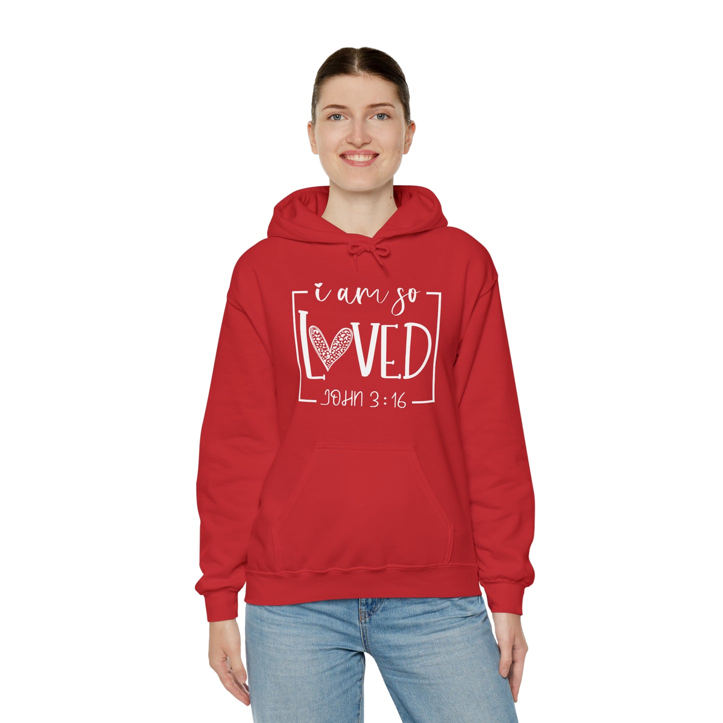 I Am So Loved Unisex Heavy Blend™ Hooded Sweatshirt