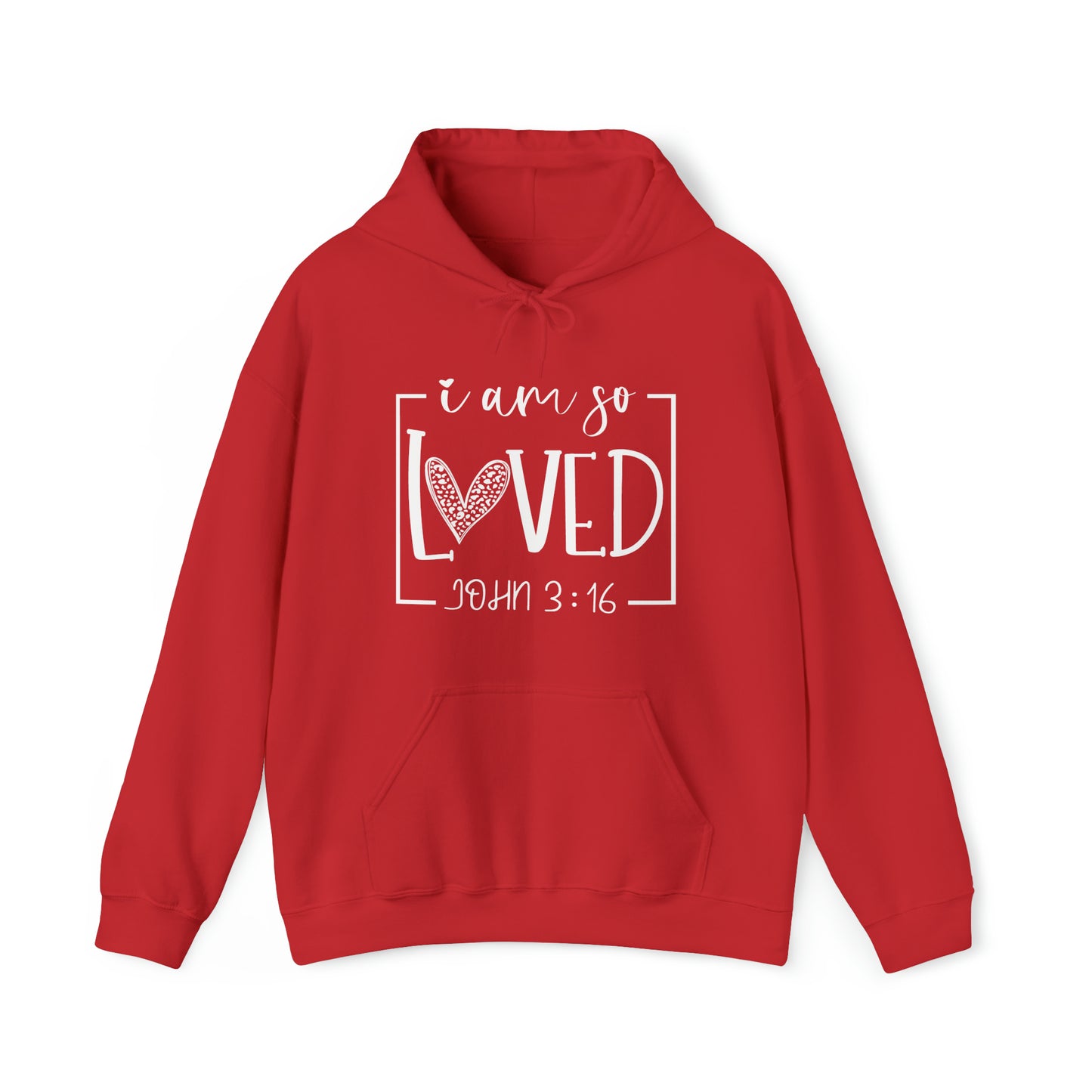 I Am So Loved Unisex Heavy Blend™ Hooded Sweatshirt