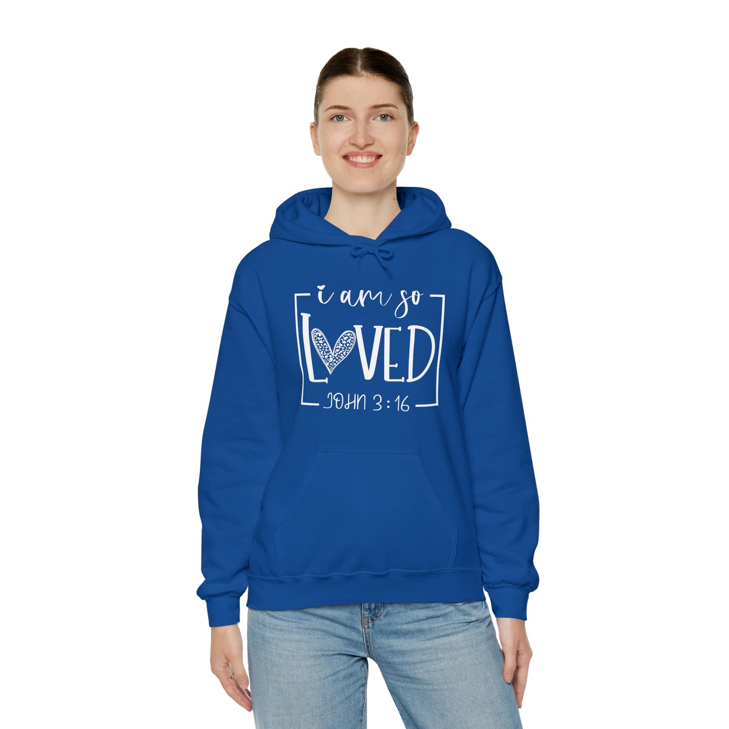 I Am So Loved Unisex Heavy Blend™ Hooded Sweatshirt