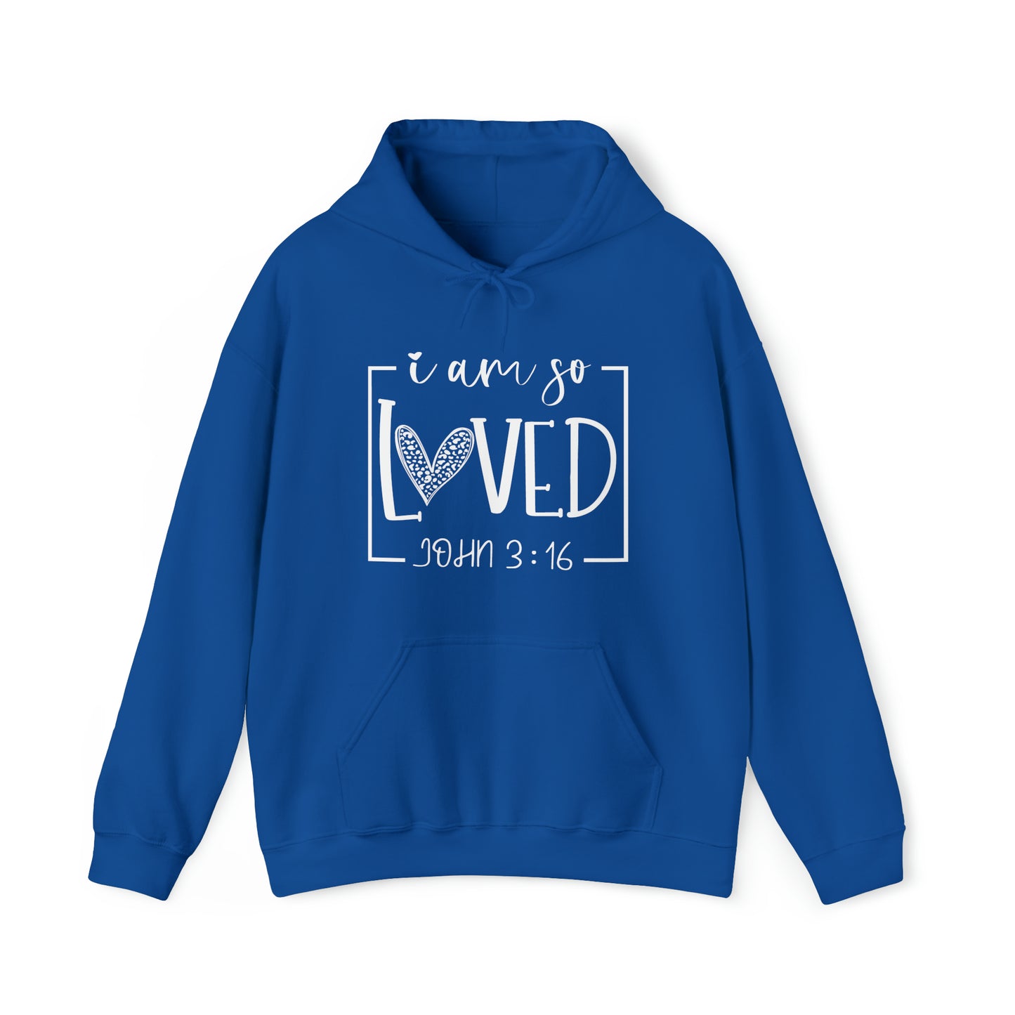 I Am So Loved Unisex Heavy Blend™ Hooded Sweatshirt