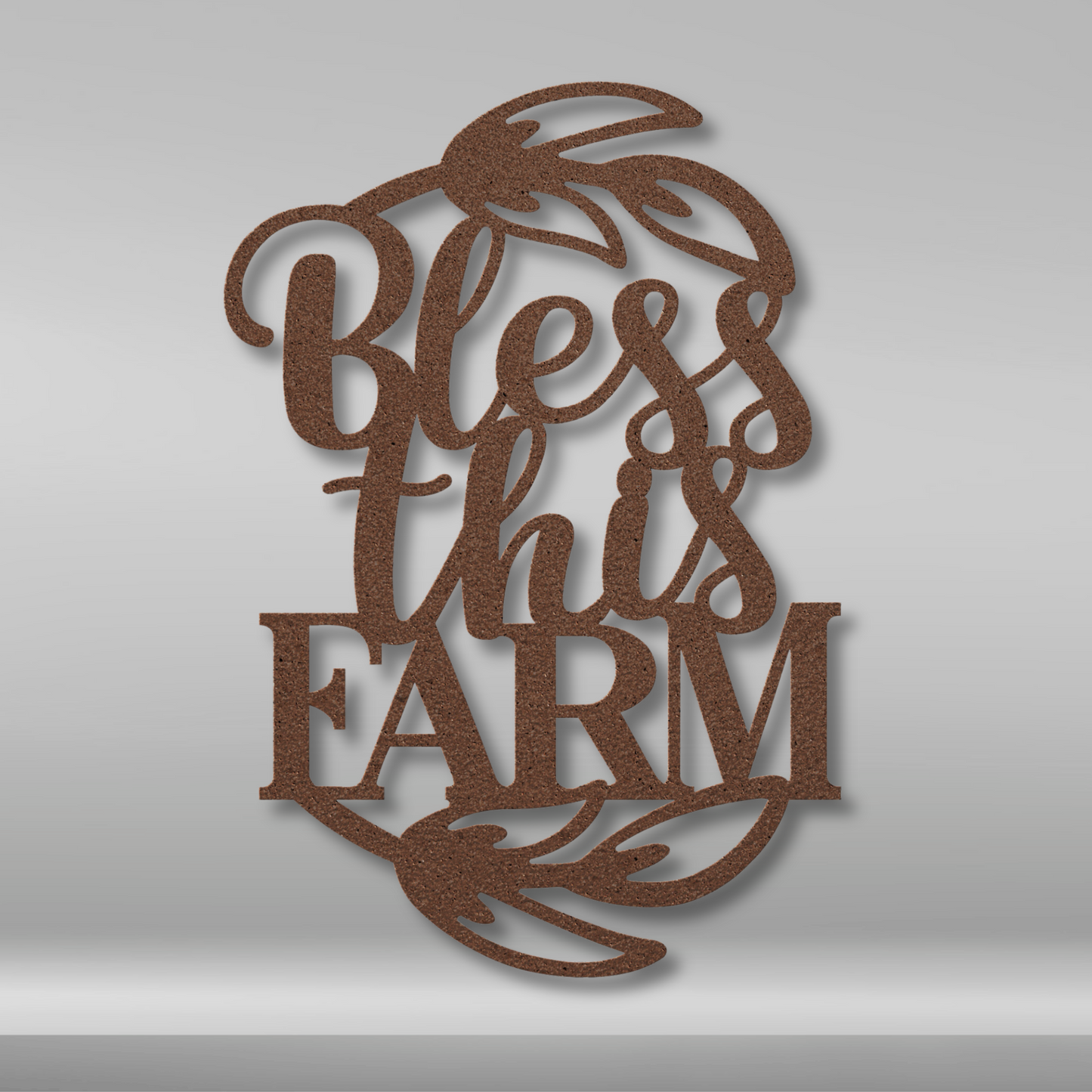 Bless This Farm Metal Sign