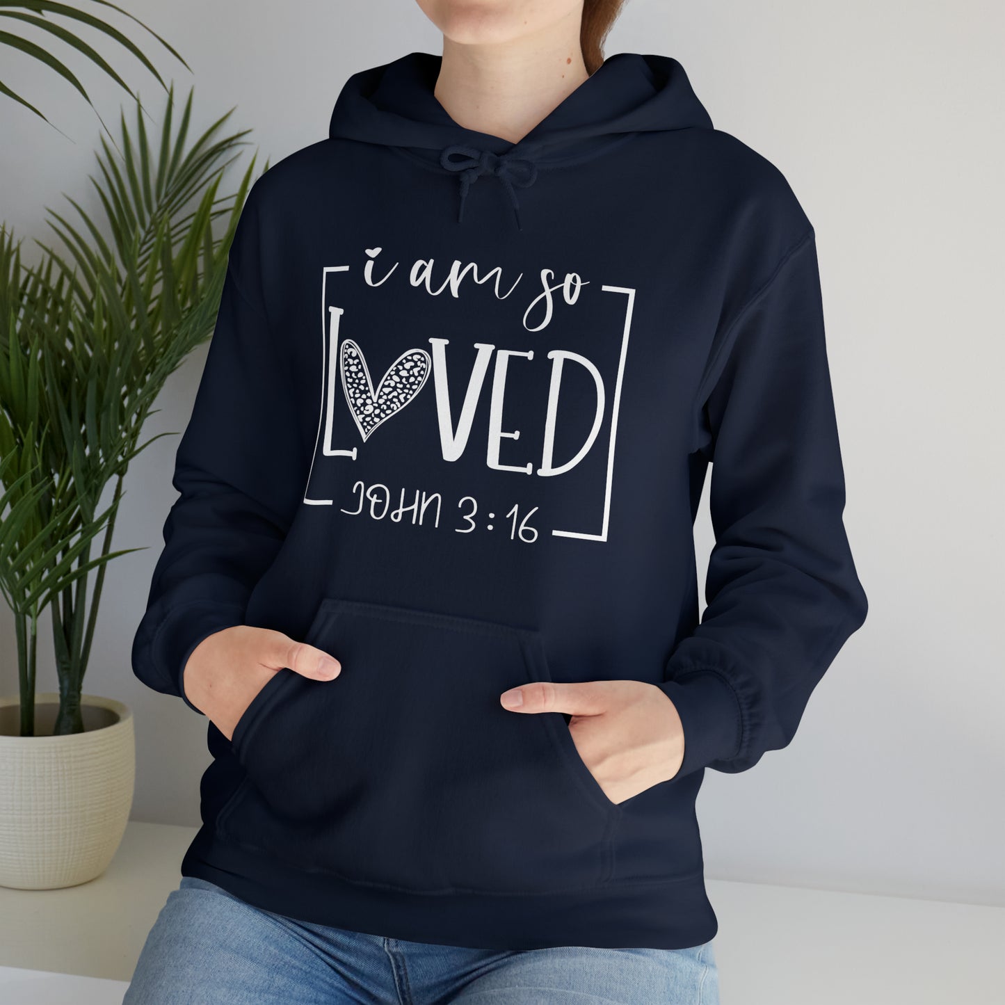 I Am So Loved Unisex Heavy Blend™ Hooded Sweatshirt