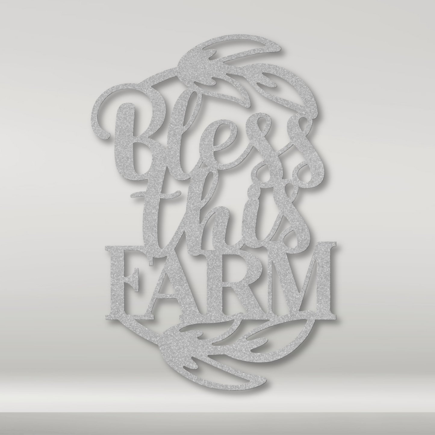 Bless This Farm Metal Sign