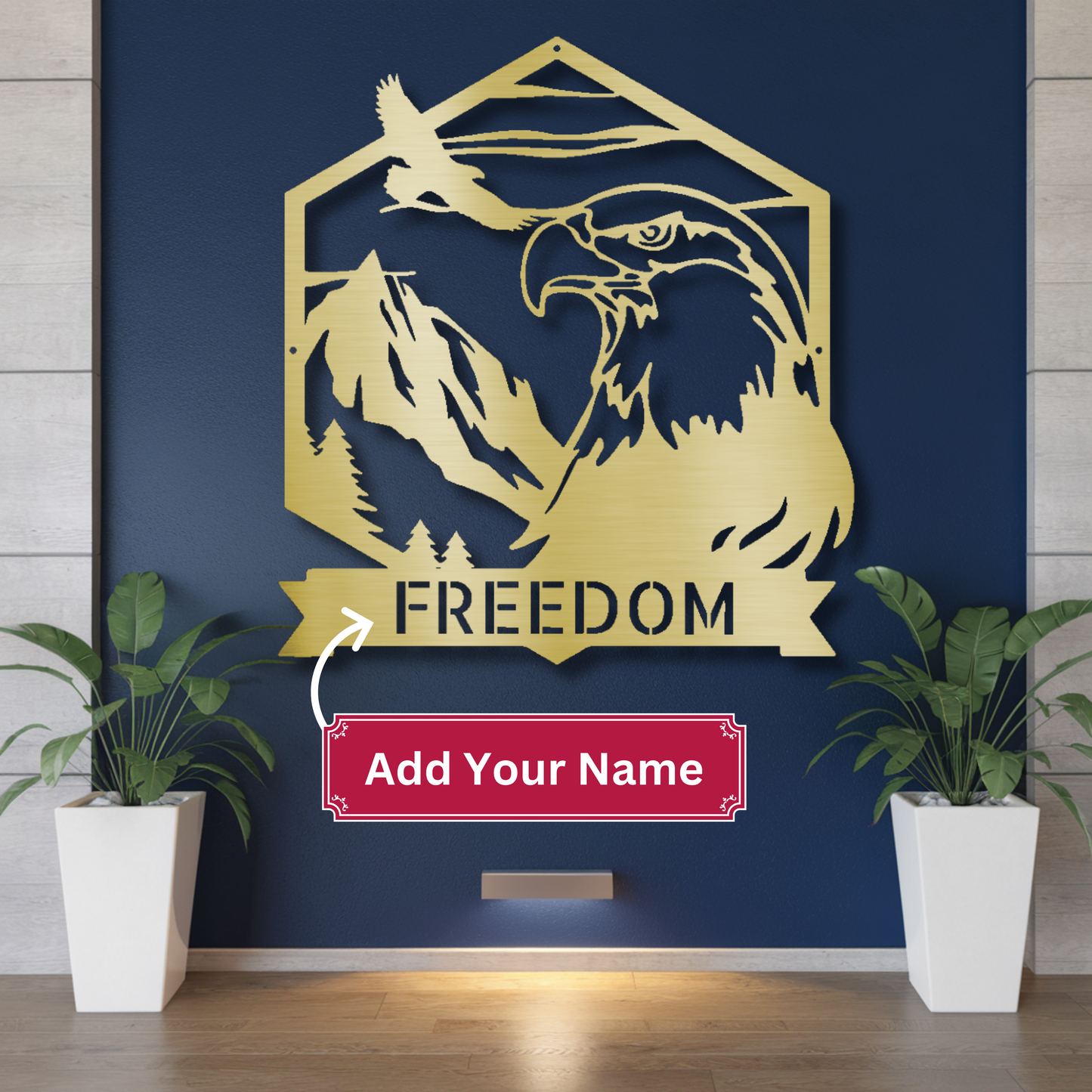Bald Eagle Monogram