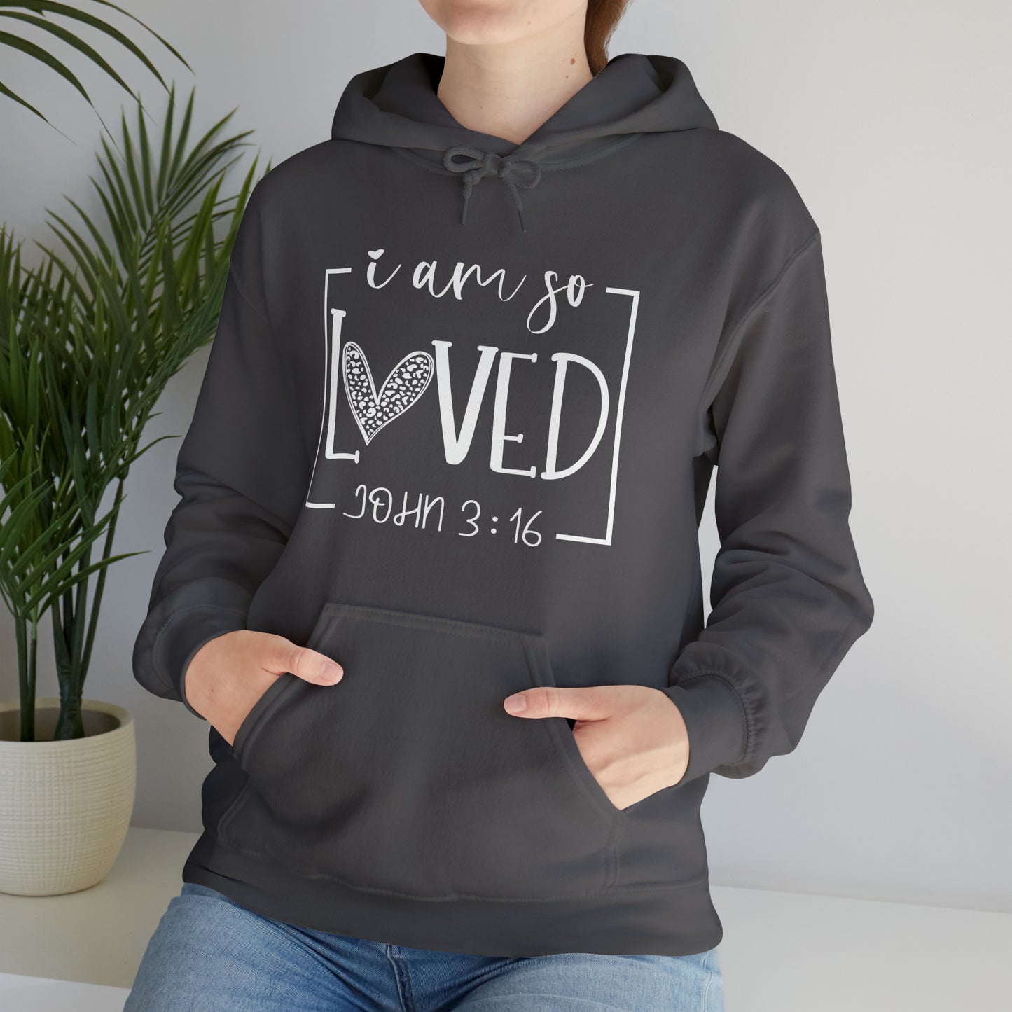 I Am So Loved Unisex Heavy Blend™ Hooded Sweatshirt