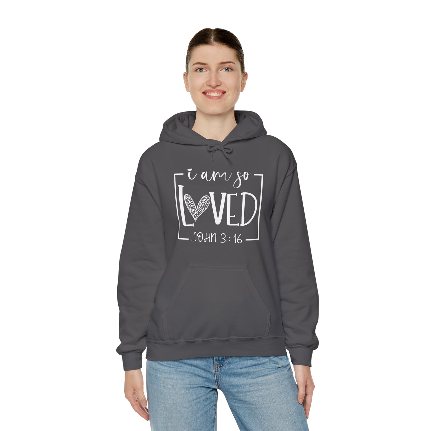 I Am So Loved Unisex Heavy Blend™ Hooded Sweatshirt