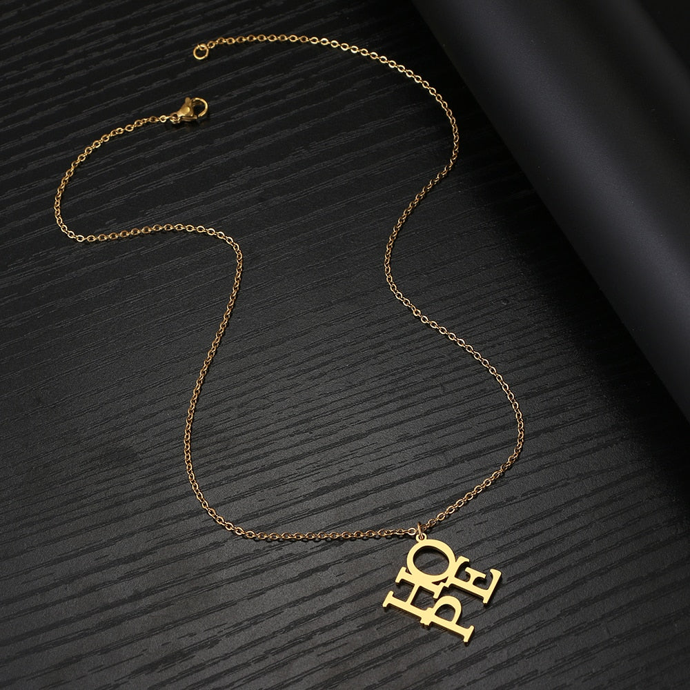 Stainless Steel Necklaces Stethoscope Electrocardiogram Pendant Collar Chain Fashion Necklace For Woman Jewelry Party Best Gifts