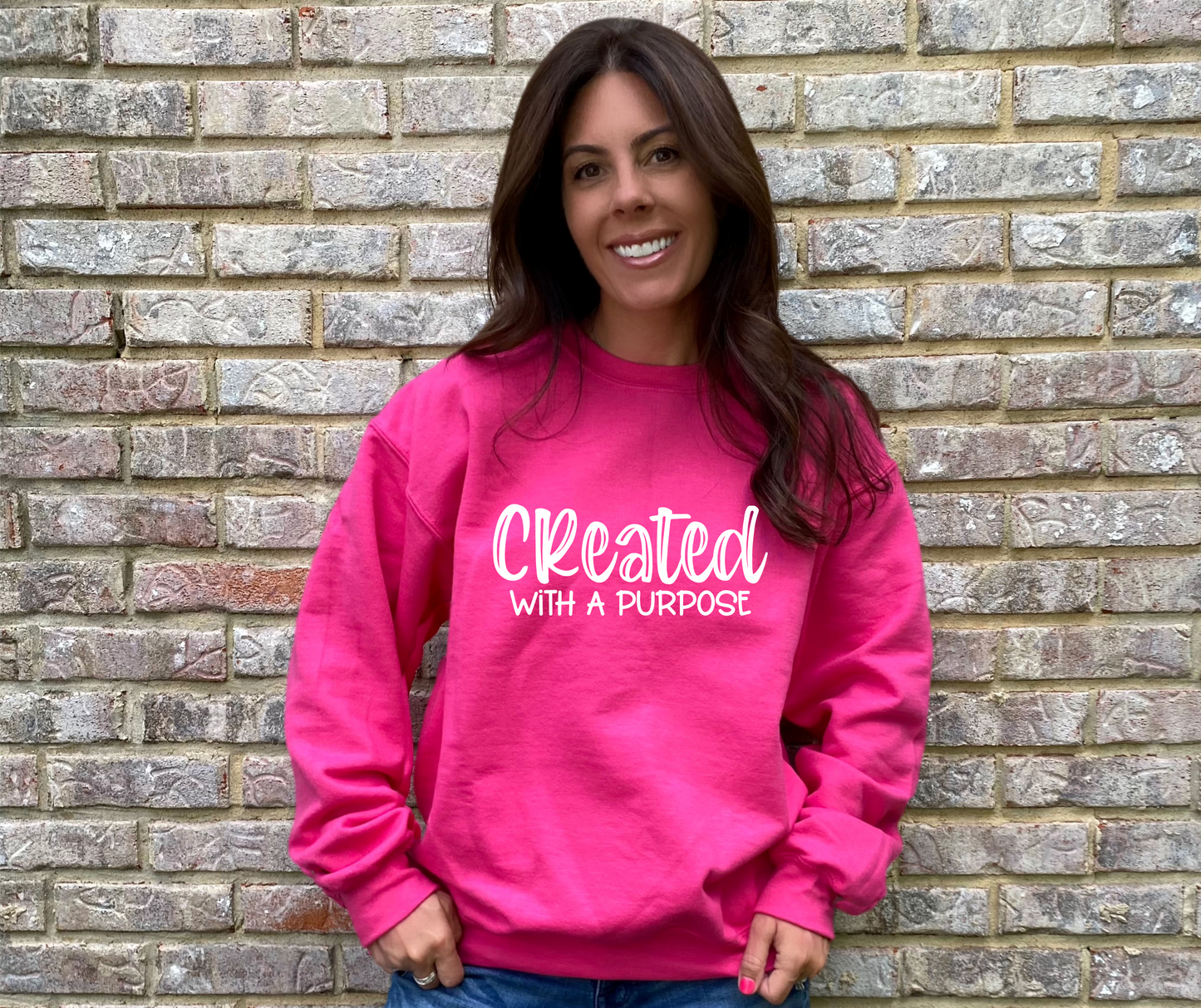 Created With A Purpose Crewneck Sweatshirt