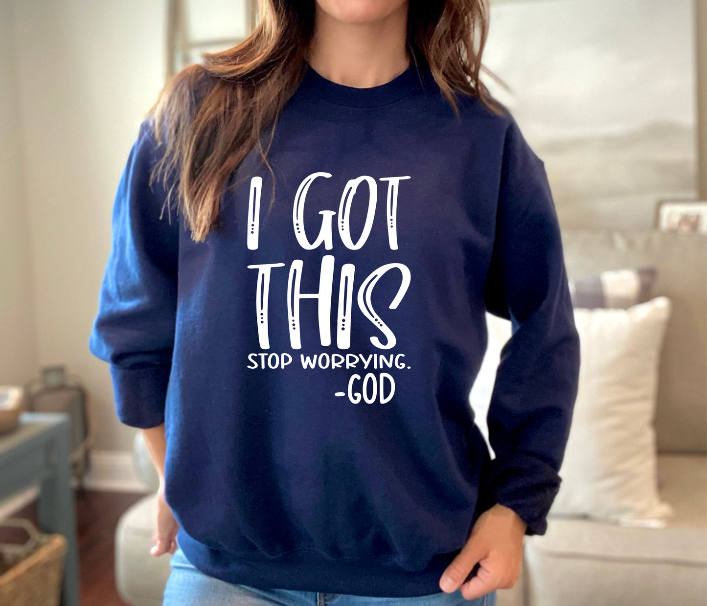 Don't Worry Crewneck Sweatshirt