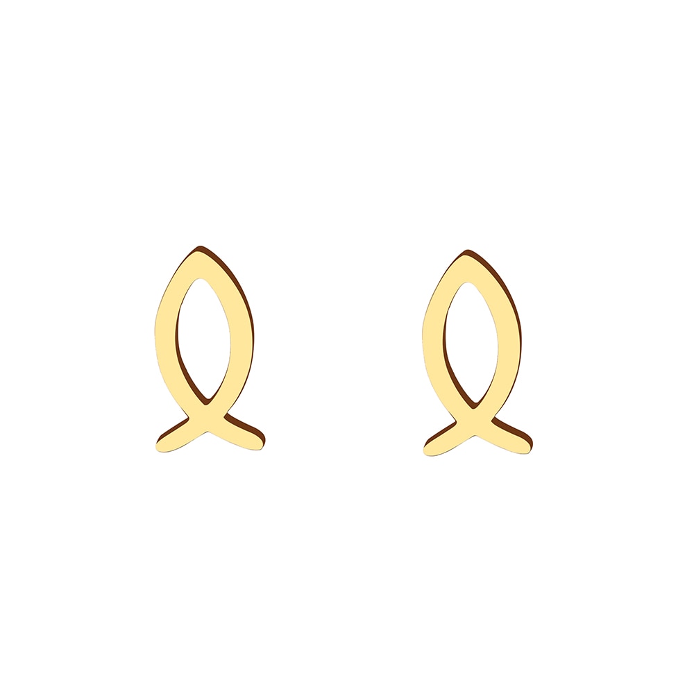 Stainless Steel Earrings Trend Heart Shaped Stethoscope Charm Fashion Stud Earrings For Women Jewelry Party Gift