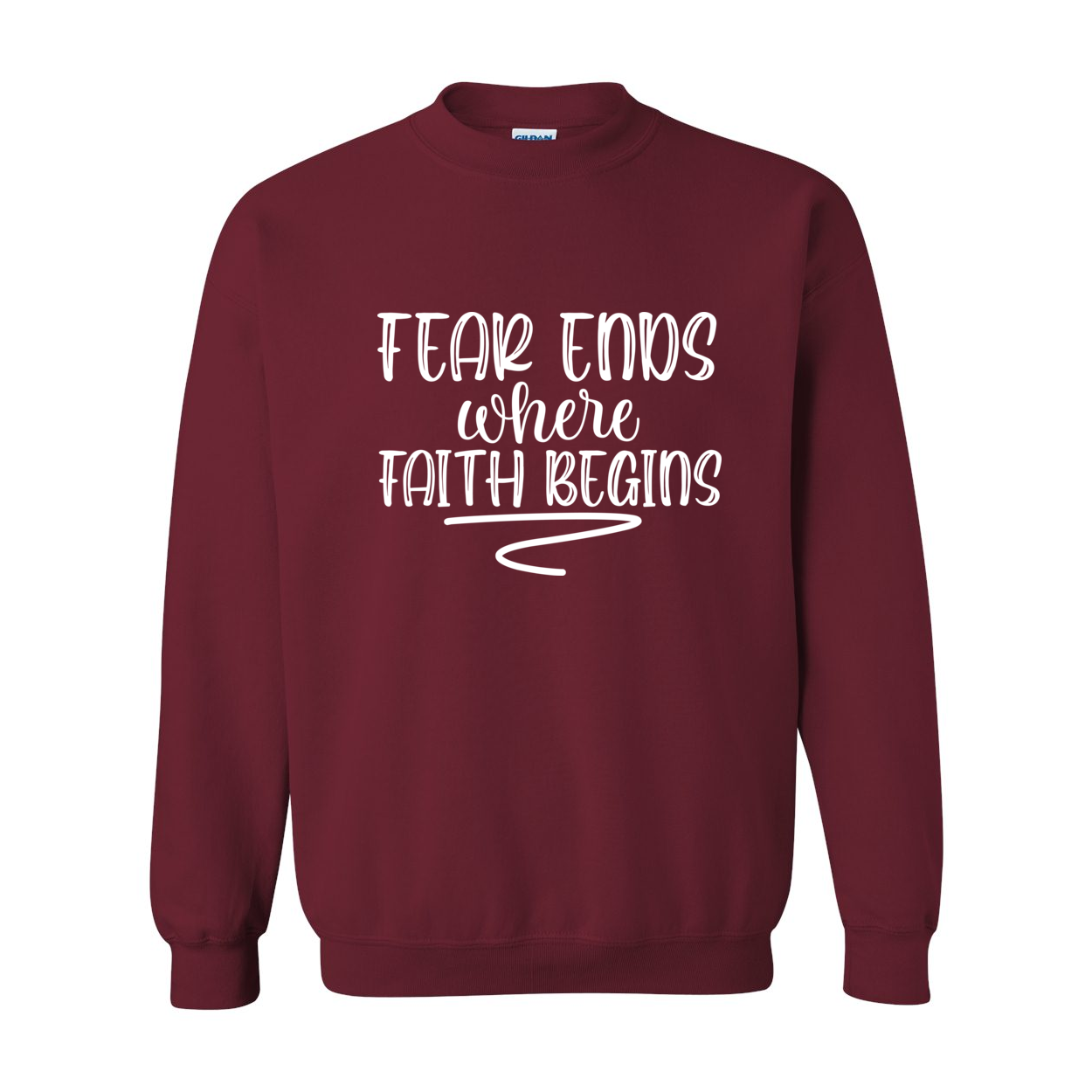 Fear Ends Crewneck Sweatshirt