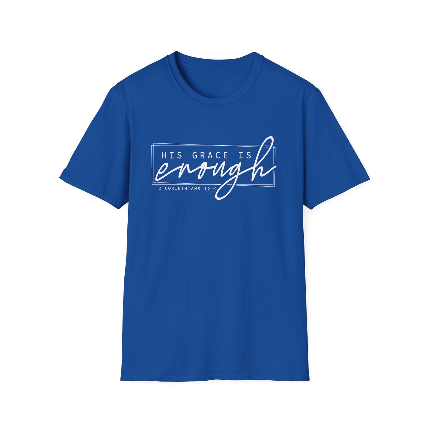 His Grace Is Enough Unisex Softstyle T-Shirt