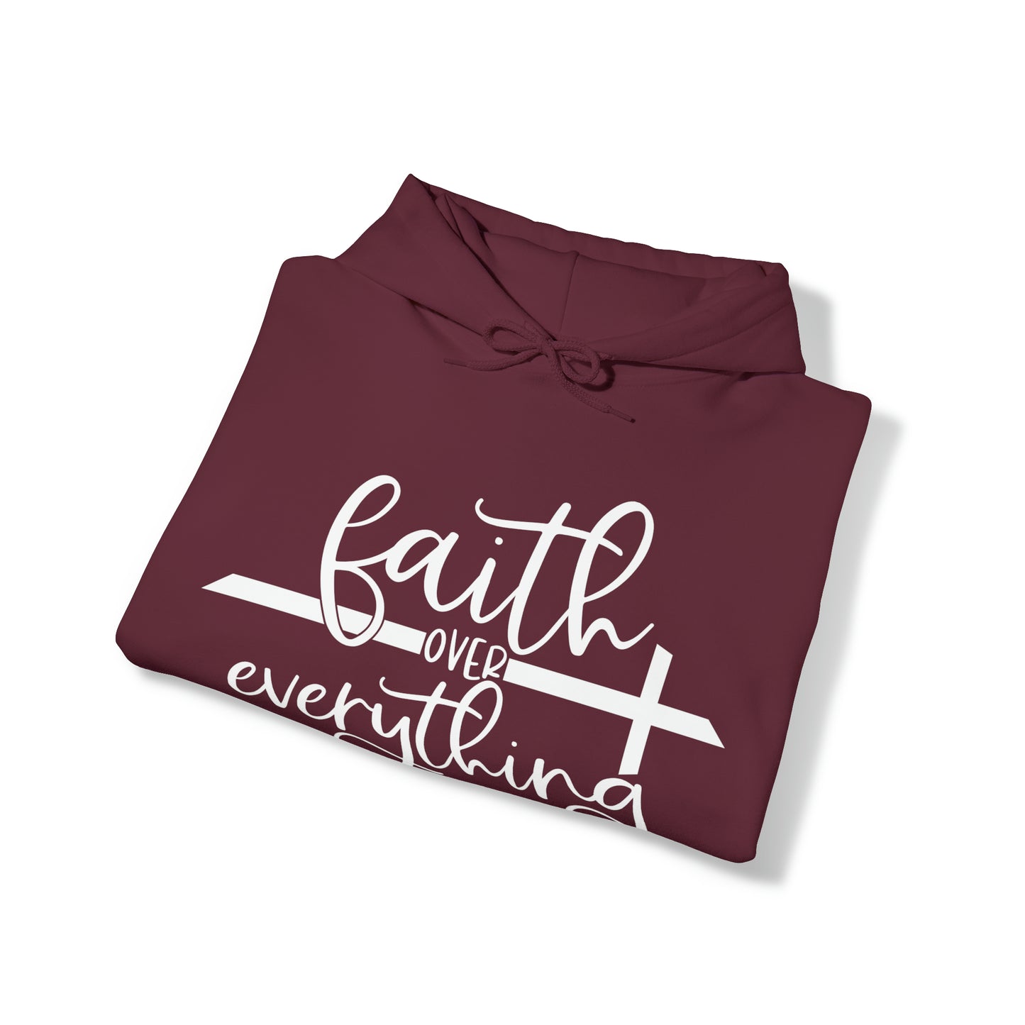Faith Over Everything Unisex Heavy Blend™ Hooded Sweatshirt