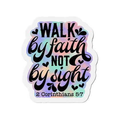Walk By Faith Die-Cut Magnets