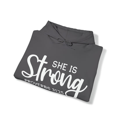 She Is Strong Unisex Heavy Blend™ Hooded Sweatshirt