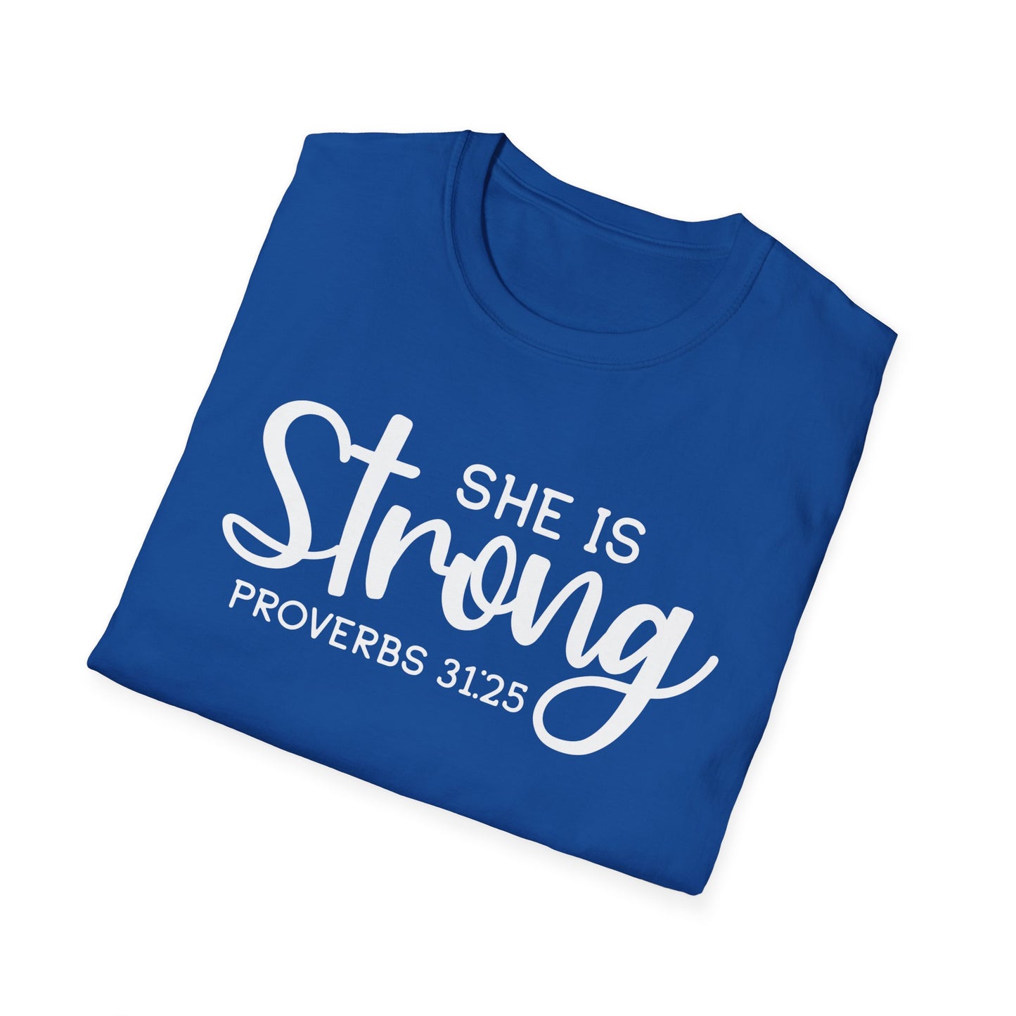 She Is Strong Unisex Softstyle T-Shirt