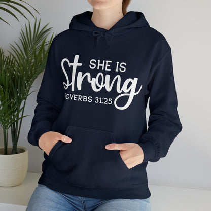 She Is Strong Unisex Heavy Blend™ Hooded Sweatshirt