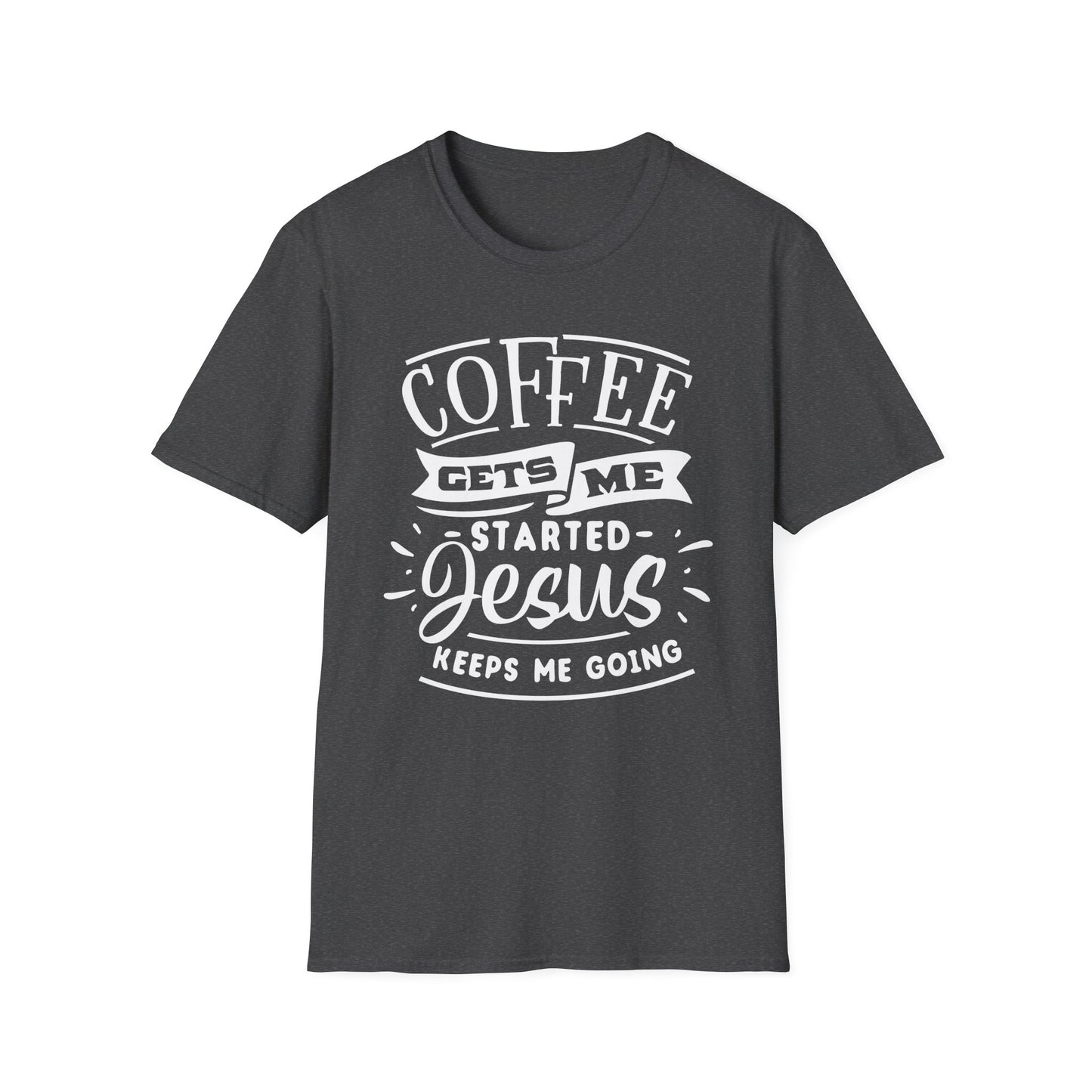 Jesus Keeps Me Going Unisex Softstyle T-Shirt