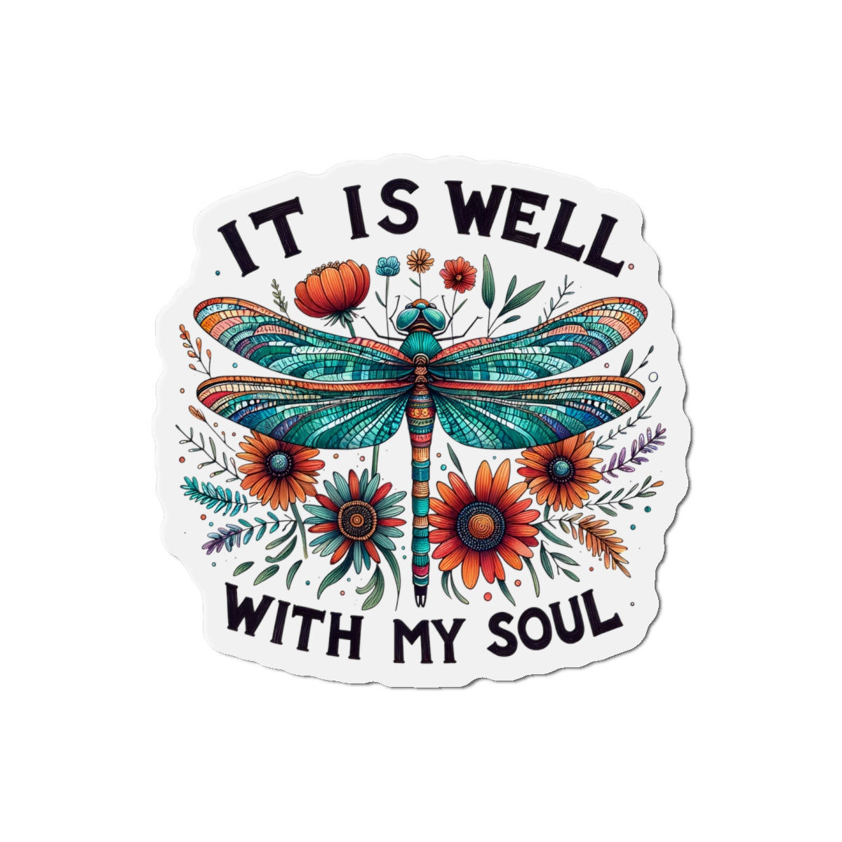 It Is Well With My Soul Die-Cut Magnets