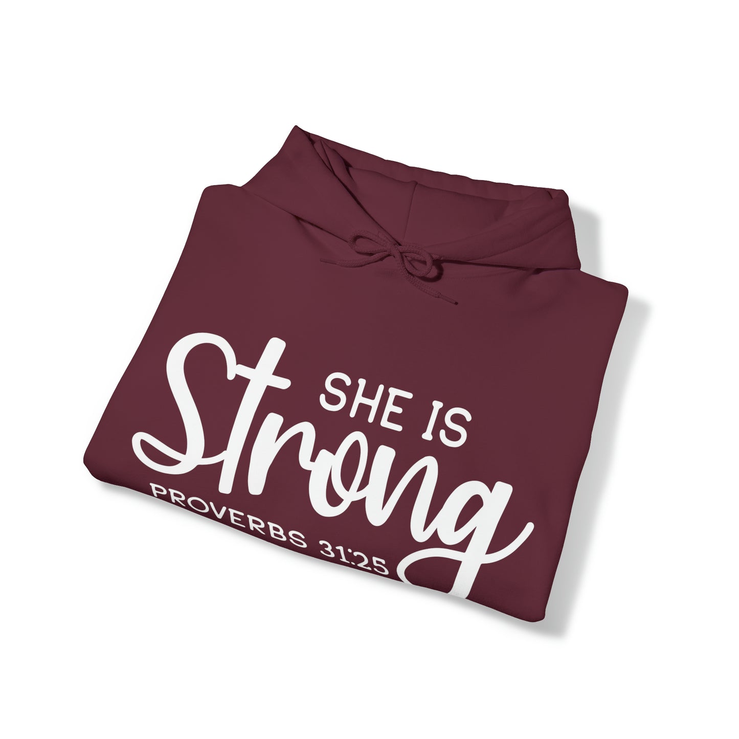She Is Strong Unisex Heavy Blend™ Hooded Sweatshirt