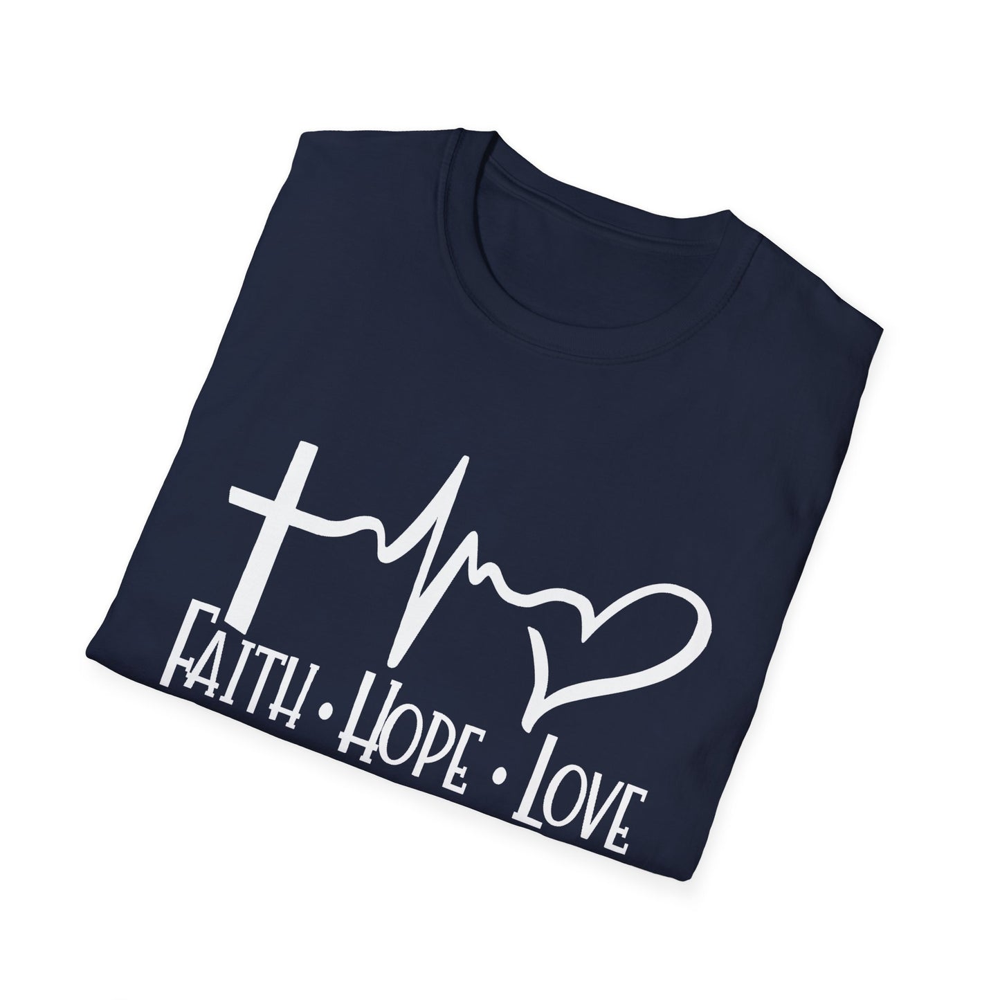 Faith Hope Love Unisex Softstyle T-Shirt