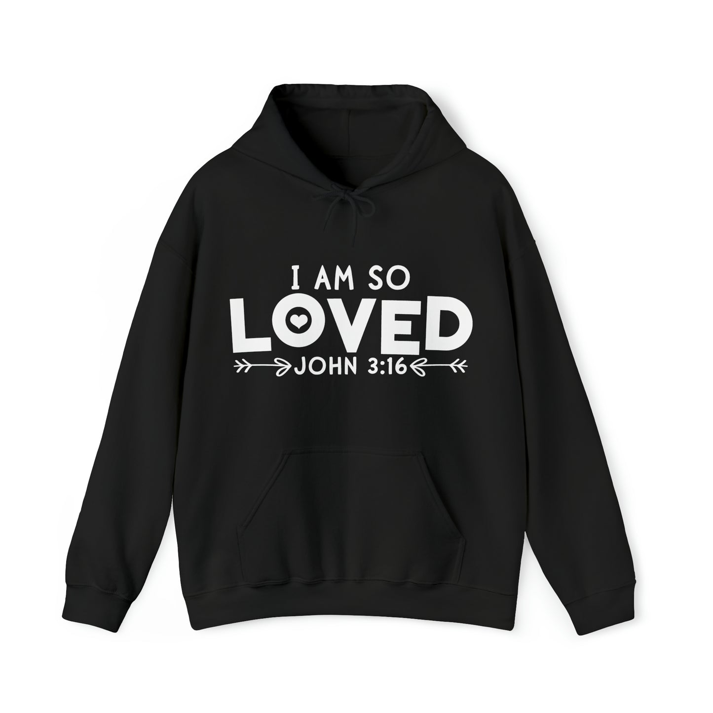 I Am So Loved Unisex Heavy Blend™ Hooded Sweatshirt