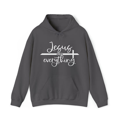 Jesus Over Everything Unisex Heavy Blend™ Hooded Sweatshirt