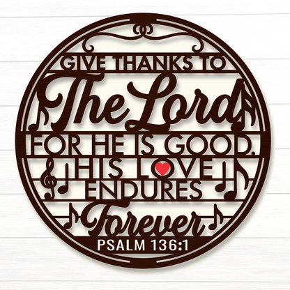 Give Thanks To The Lord