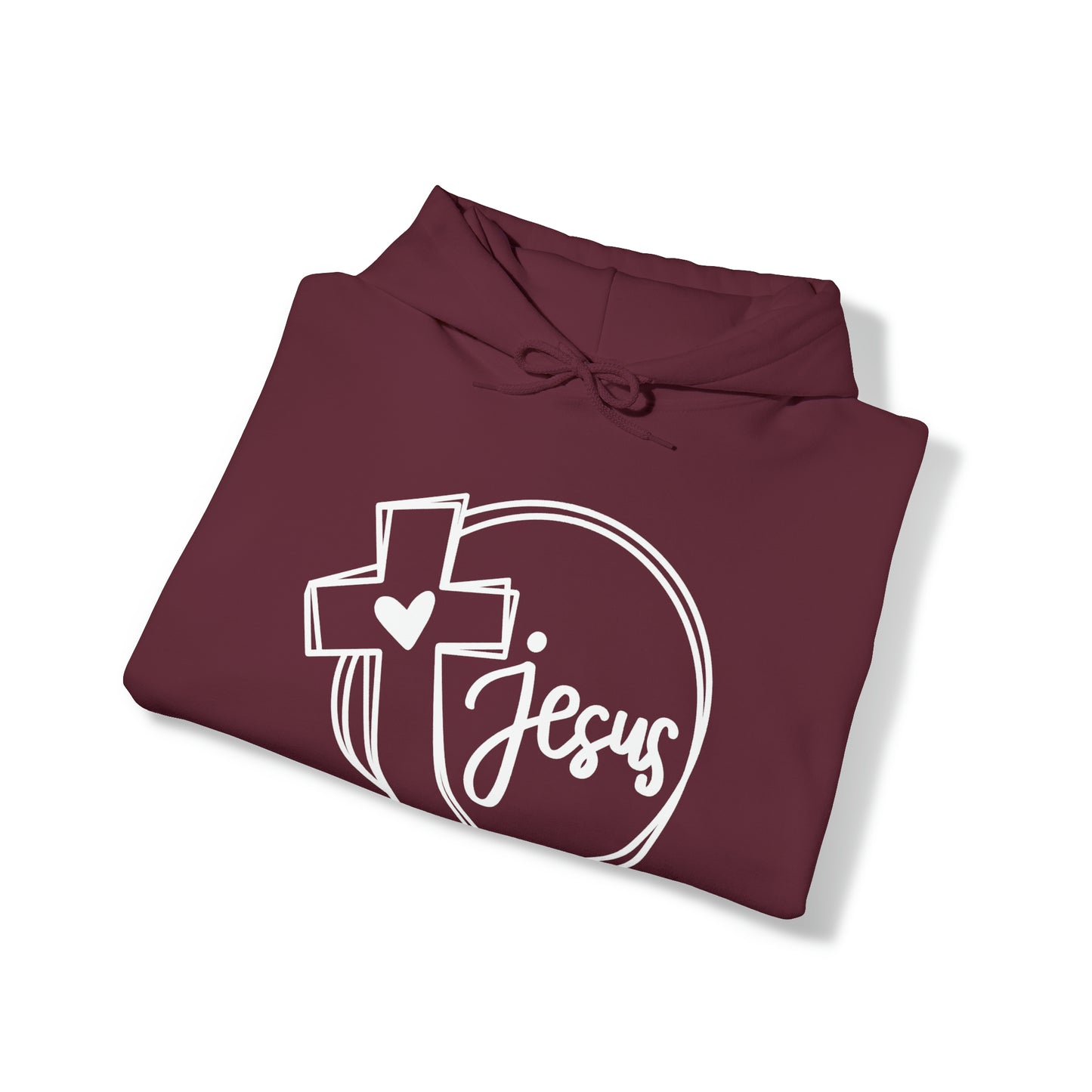 Love Jesus Unisex Heavy Blend™ Hooded Sweatshirt