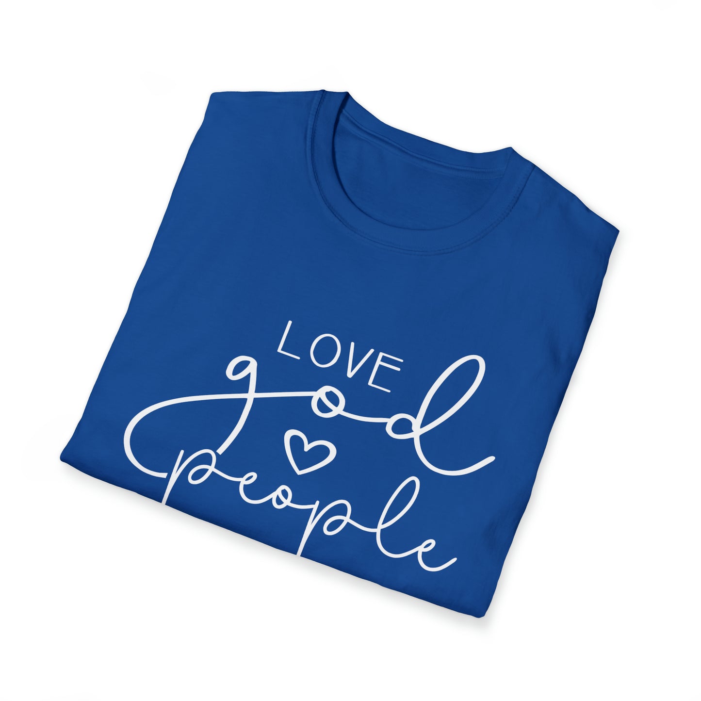 Love God, Love People Unisex Softstyle T-Shirt