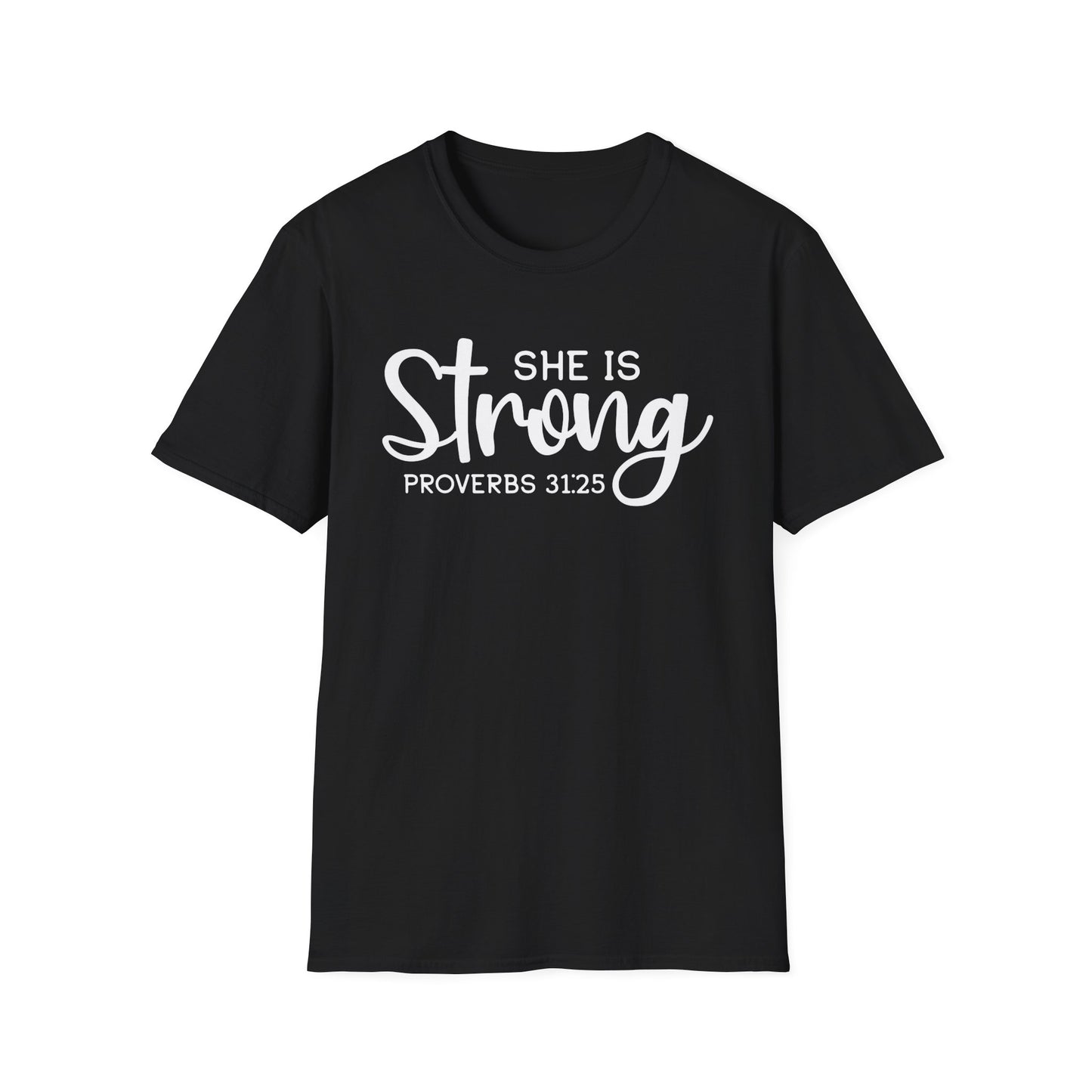 She Is Strong Unisex Softstyle T-Shirt
