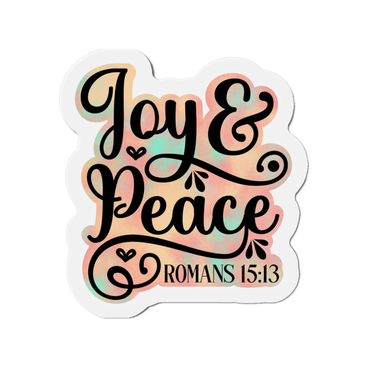 Joy & Peace Die-Cut Magnets