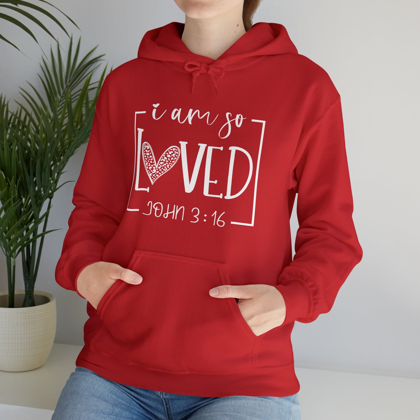 I Am So Loved Unisex Heavy Blend™ Hooded Sweatshirt