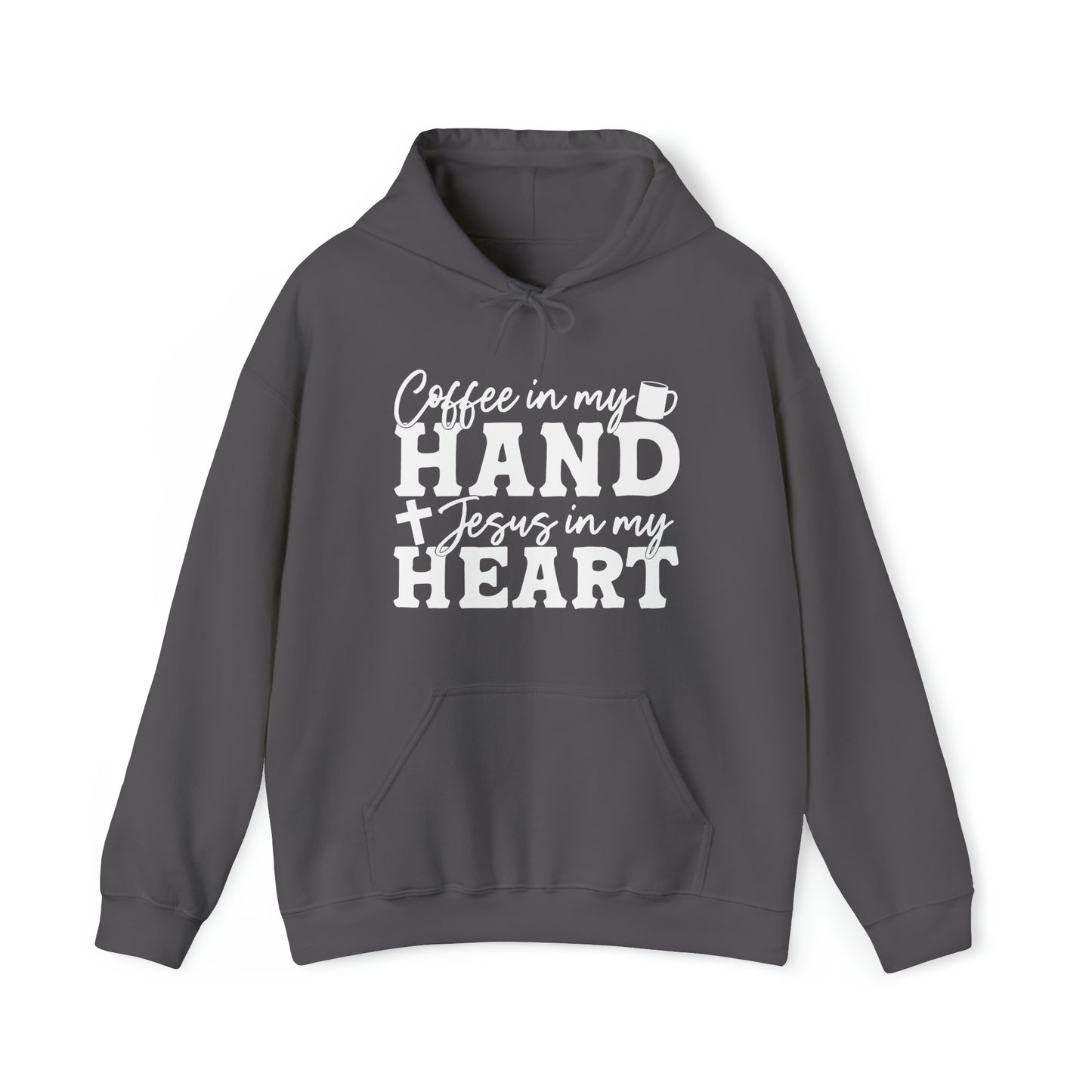 Jesus In My Heart Unisex Heavy Blend™ Hooded Sweatshirt