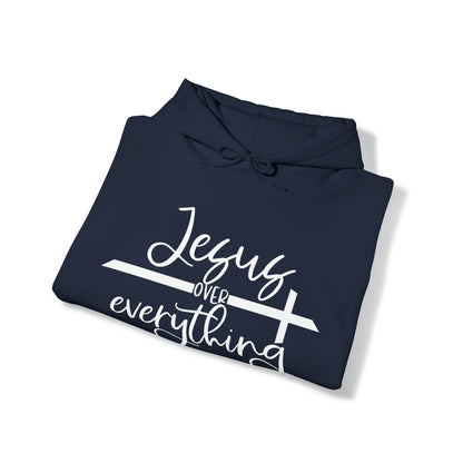 Jesus Over Everything Unisex Heavy Blend™ Hooded Sweatshirt