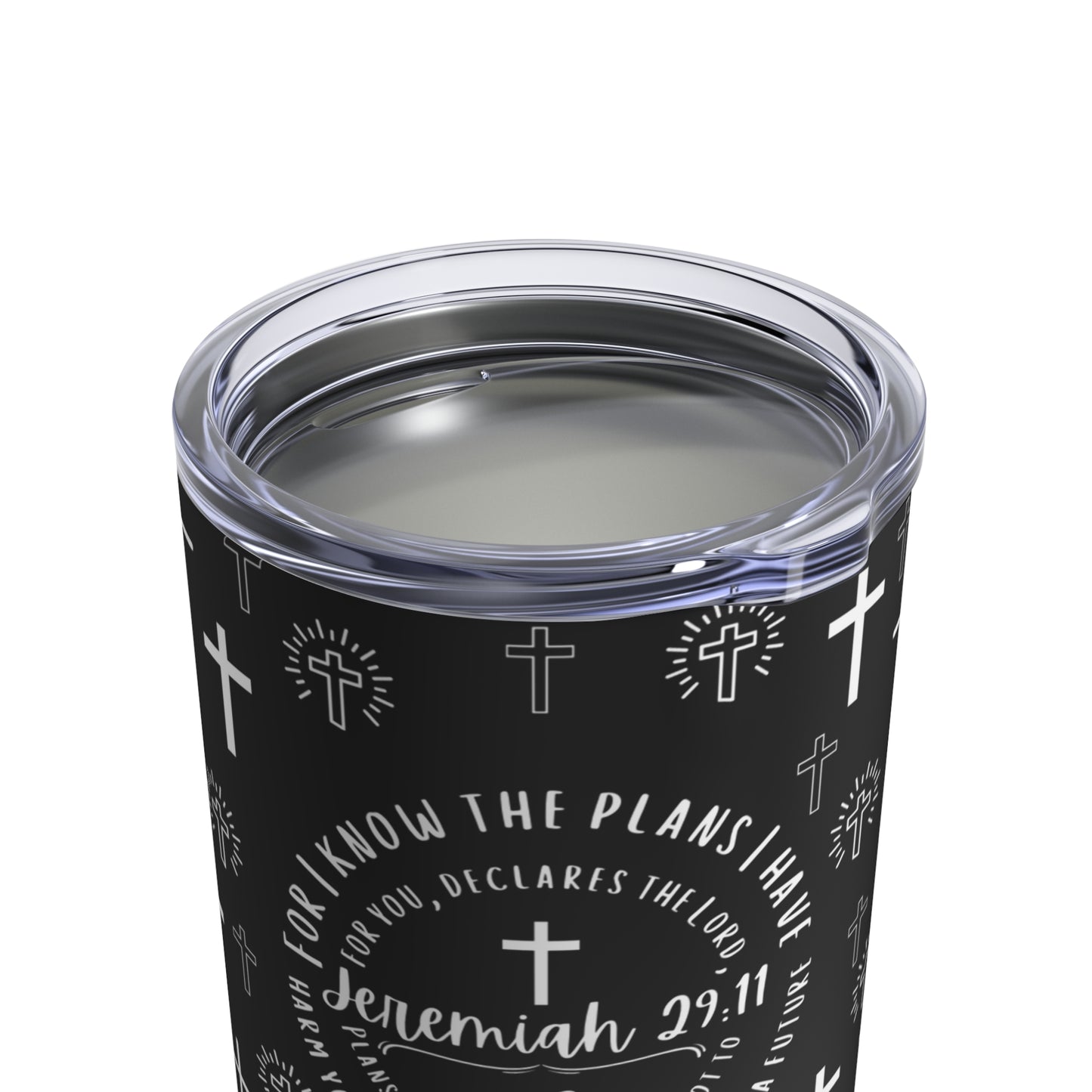 For I Know The Plans I Have For You Jeremiah 29:11 Christian Bible Verse Scripture 10oz Tumbler