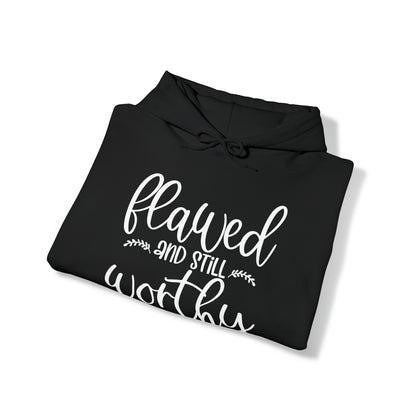 Flawed and Still Worthy Unisex Heavy Blend™ Hooded Sweatshirt