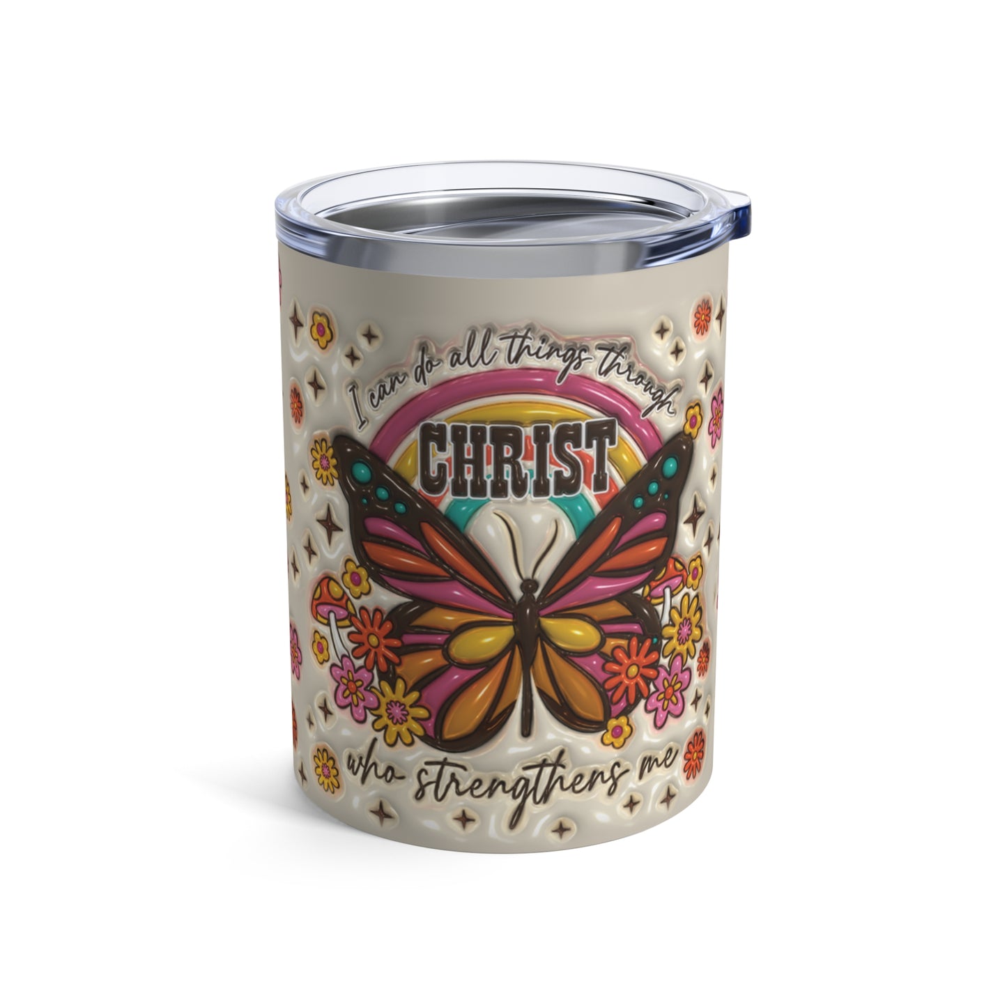 I Can Do All Things In Christ 10oz Steel Tumbler