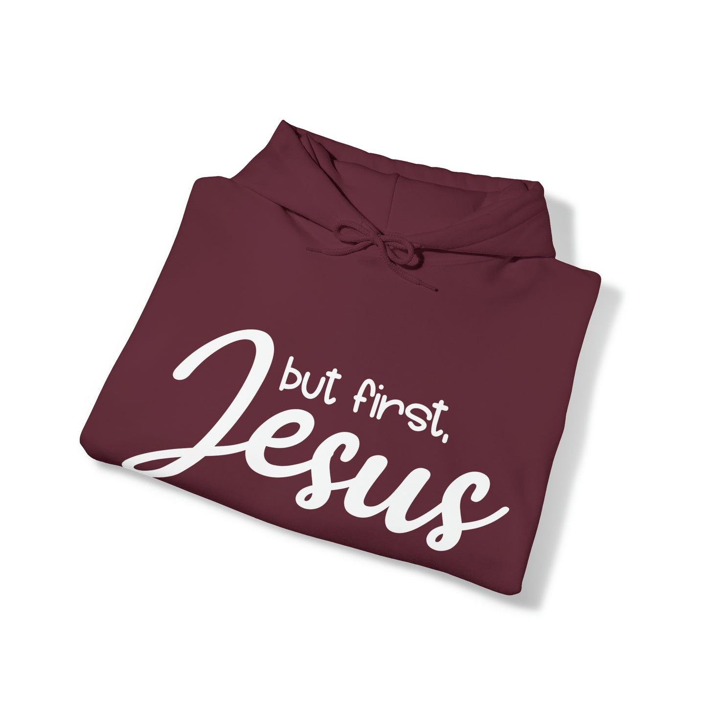 But First, Jesus Unisex Heavy Blend™ Hooded Sweatshirt