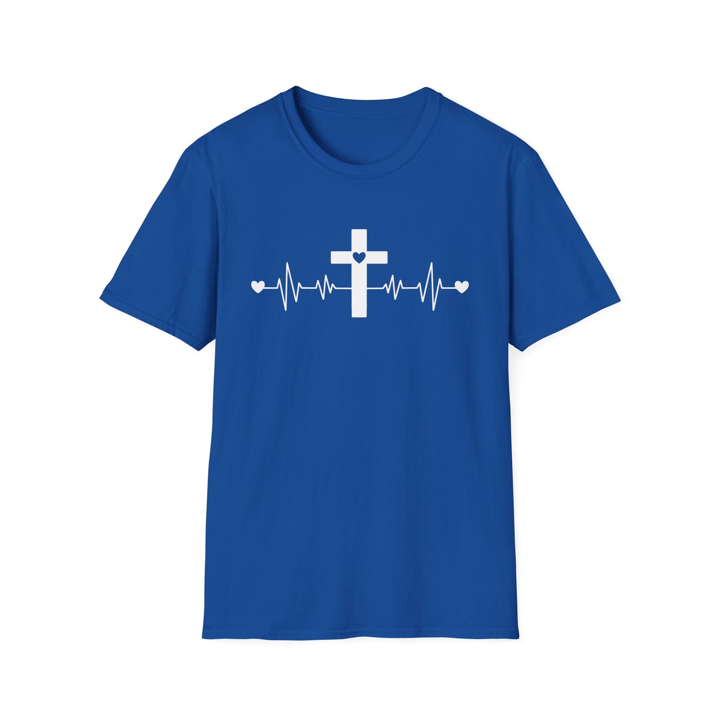 Cross Heartbeat Unisex Softstyle T-Shirt