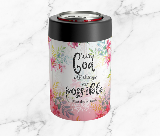 All Things Possible 12oz Can Holder