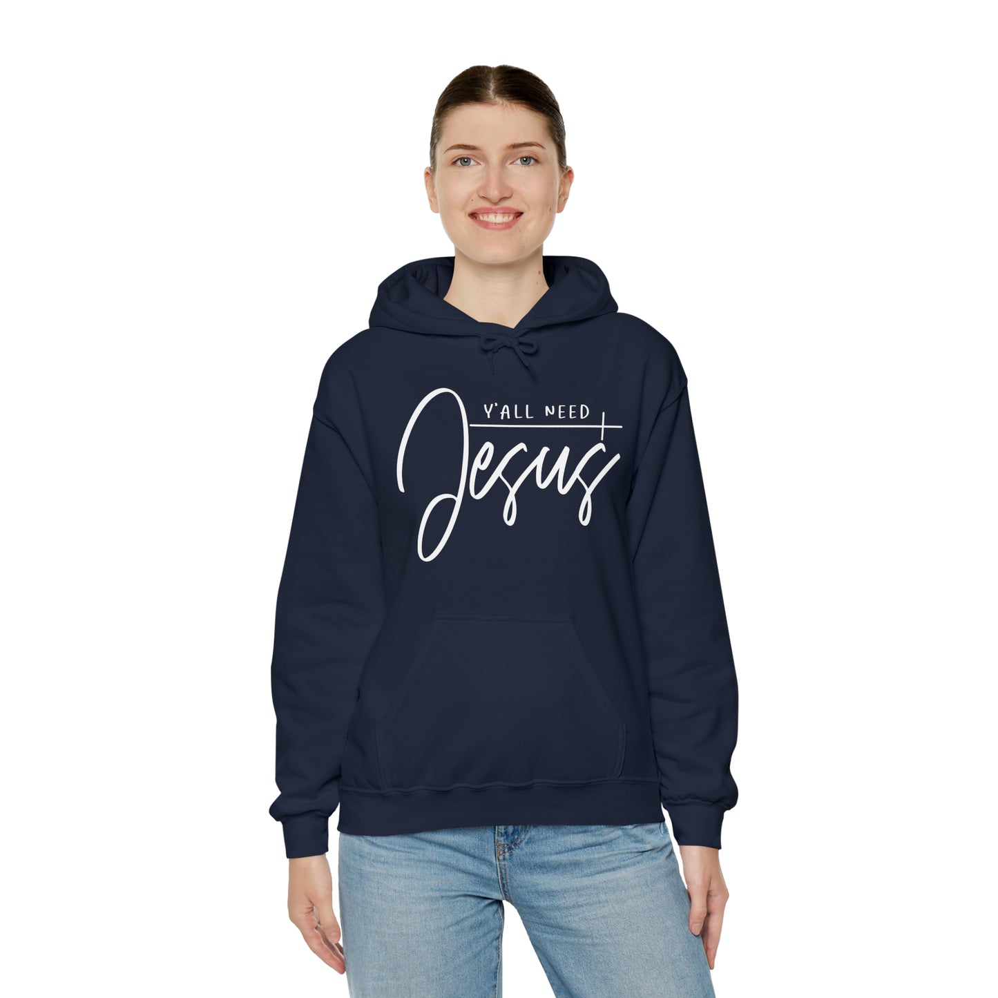 Ya'll Need Jesus Unisex Heavy Blend™ Hooded Sweatshirt