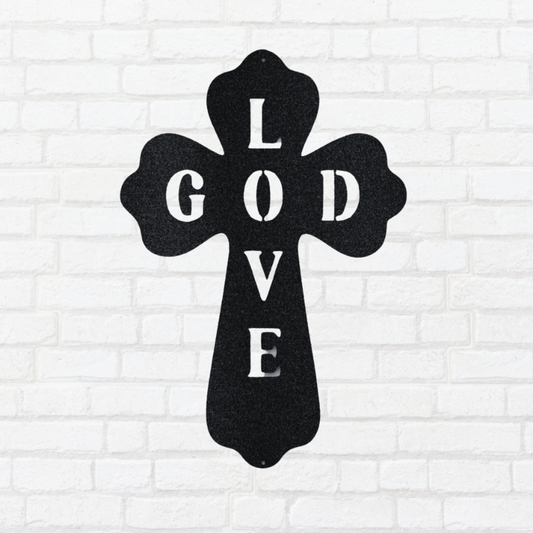 God Love - Steel Sign