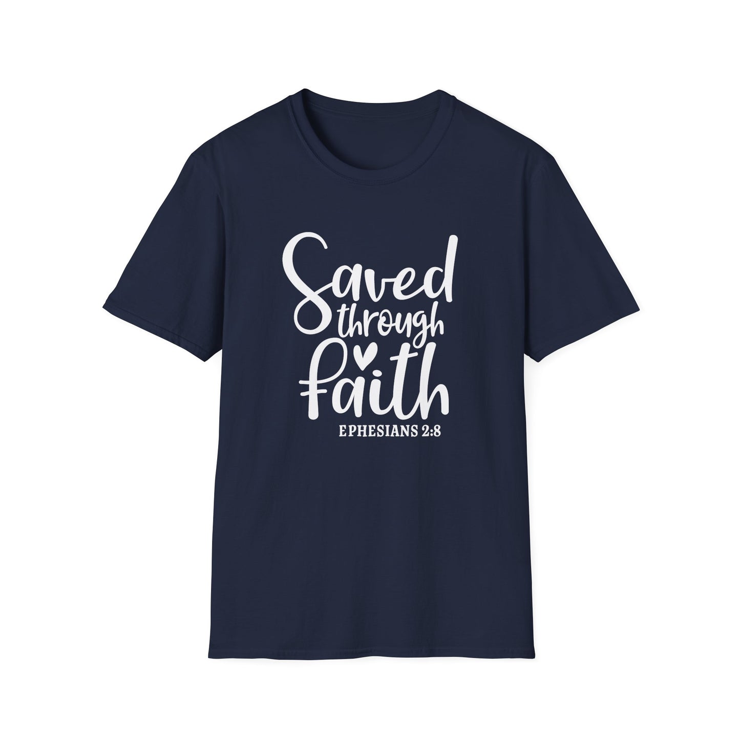Saved Through Faith Unisex Softstyle T-Shirt