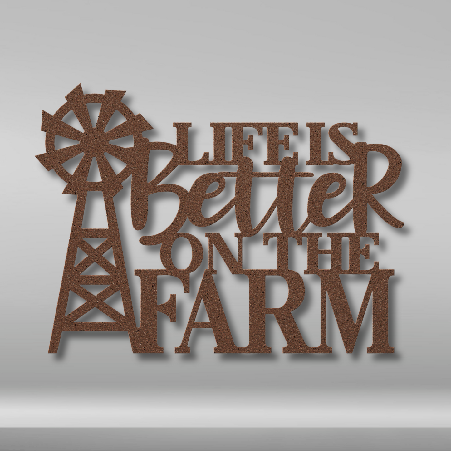 Life Is Better On The Farm Metal Sign