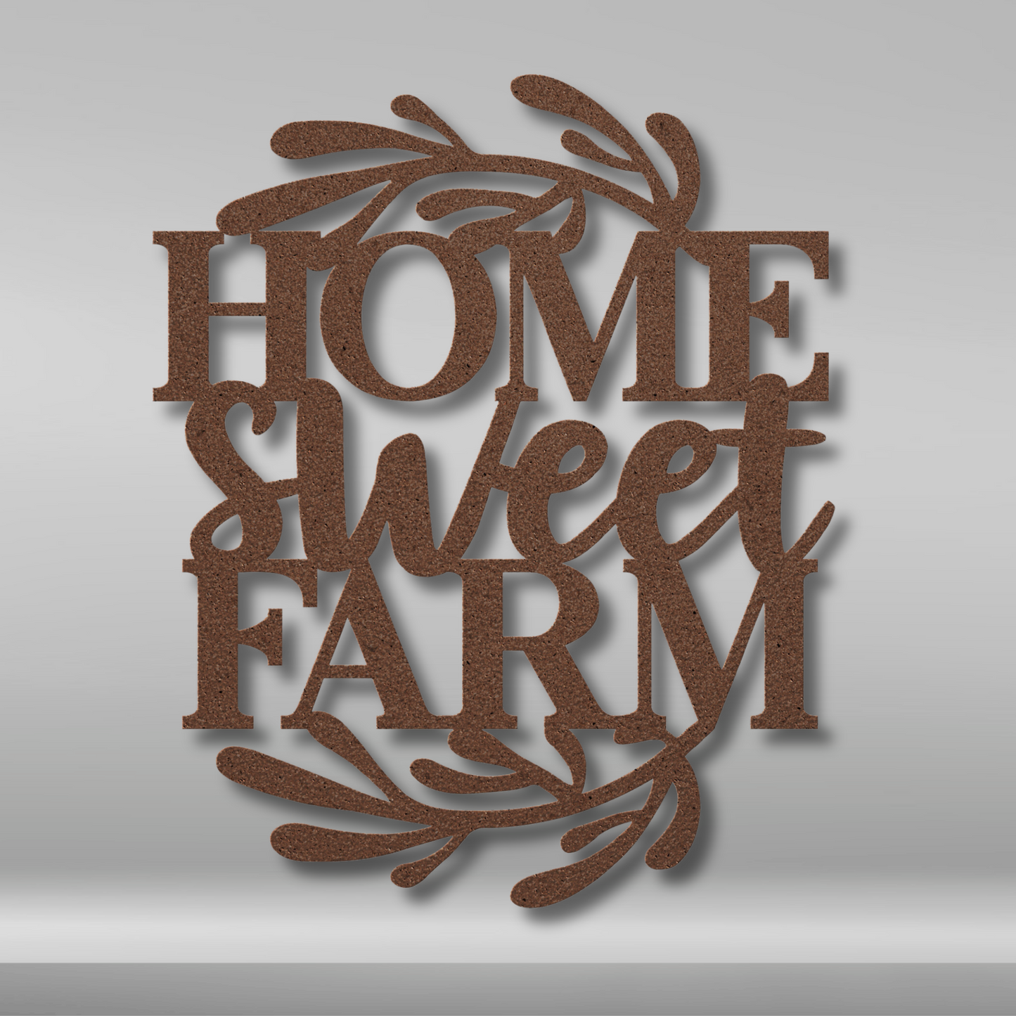 Home Sweet Farm Metal Sign